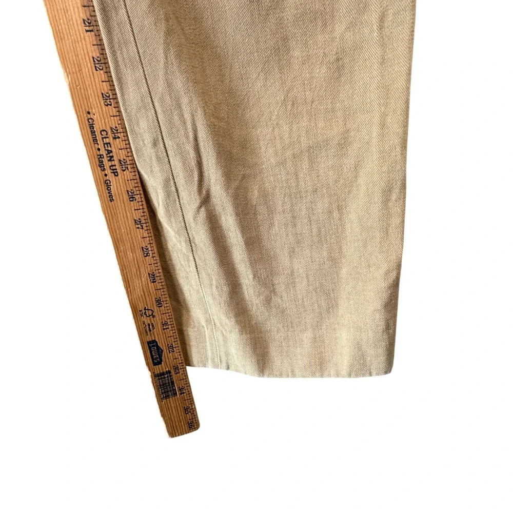 Banana Republic Mens Corduroy Pants 34x33 Khaki Tan Flat Front Classic Fit‎